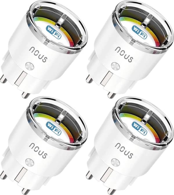 NOUS Smart Tuya WiFi Plug - Smart Plug - Tuya SmartLife - 3680W - Wifi