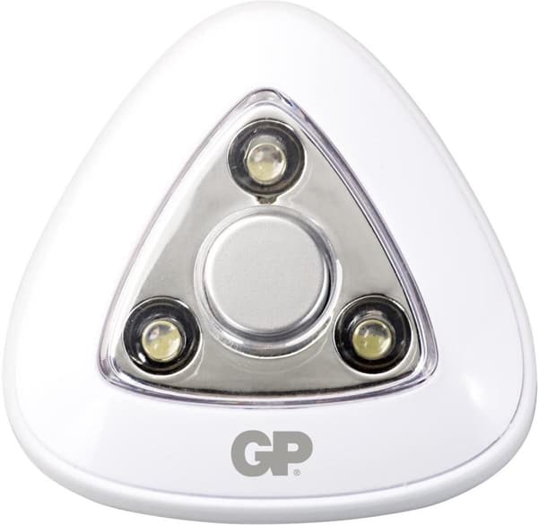 GP LED lampe pushlight inklusiv 3 AAA batterier