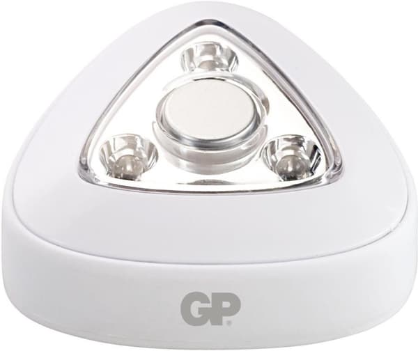 GP LED lampe pushlight inklusiv 3 AAA batterier