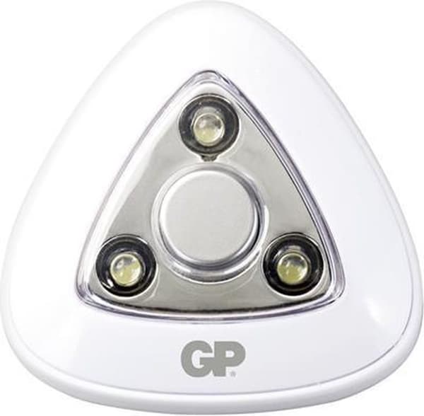 GP LED lampe pushlight inklusiv 3 AAA batterier