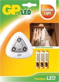 Miniatyrbillede 1 af 9: GP LED lampe pushlight inklusiv 3 AAA batterier