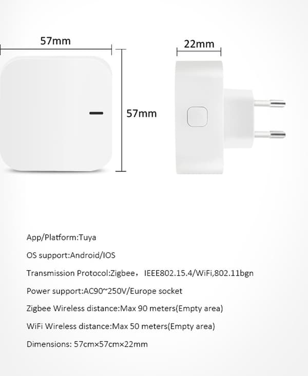 Nous Home Gateway zigbee WiFi