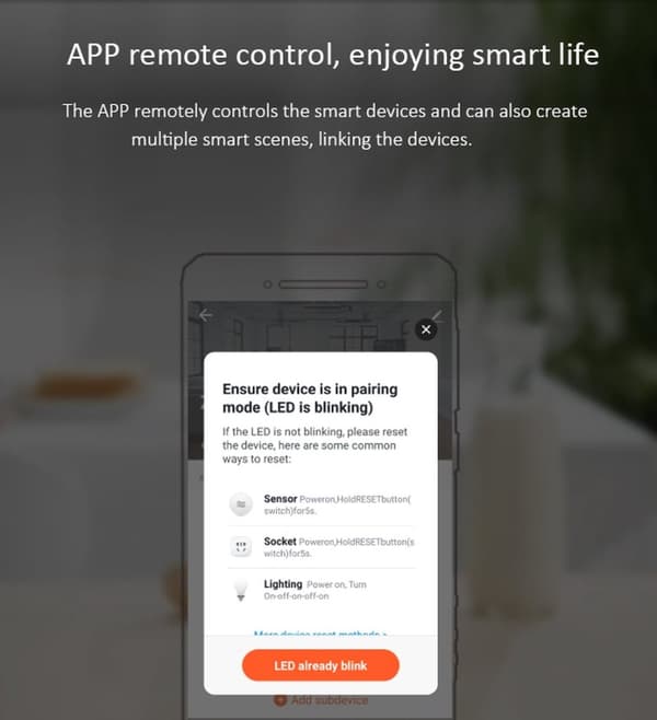 Nous Home Gateway zigbee WiFi