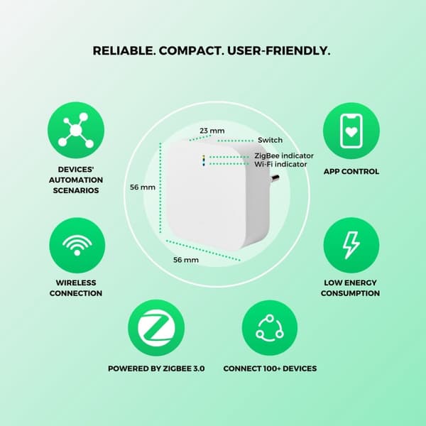 Nous Home Gateway zigbee WiFi