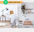 Miniatyrbild 3 av 9: Nous Tuya ZigBee Smart Plug 2-pack - Tuya eller Smart Life App - Kräver ZigBee nav - Max 3680W