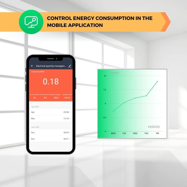 Nous Tuya ZigBee Smart Plug 2-pack - Tuya eller Smart Life App - Kräver ZigBee nav - Max 3680W