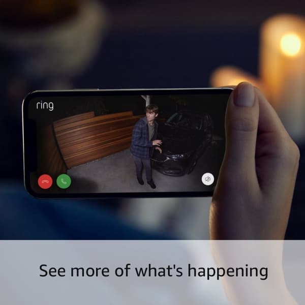Ring Spotlight Cam Plus - Batteri - Sikkerhedskamera - Sort