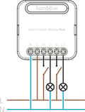 Miniatyrbillede 4 af 8: Hombli Smart Switch Modul | Eftermonter WiFi-switch til dobbeltvægkontakt eller stikkontakt - Styring via mobilapp - Ingen hub påkrævet