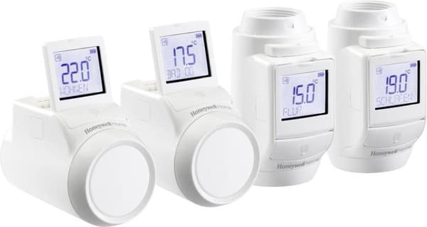 Honeywell Evohome THR092HRT - Varmestyring - trådløs - 868 MHz (pakke med 4)