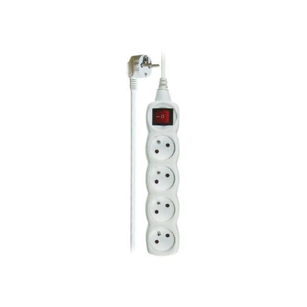 EMOS Power Distribution Unit 250 V utgångskontakter: 4 5 m Vit