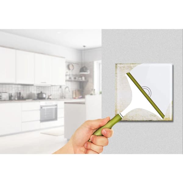 Maclean Energy MCE702W Touch lyskontakt, enkelt, glas, hvid med rund knap,