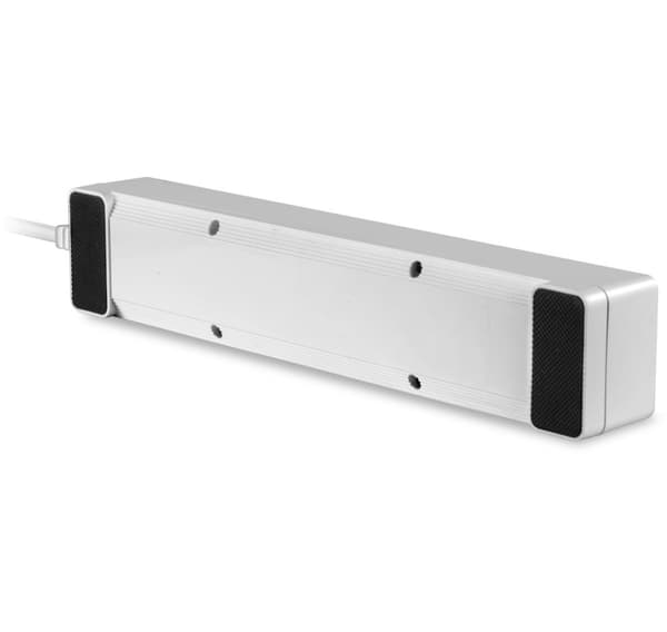 Platinet skjøteledning 3 kontakter USB WiFi Tuya 1,8m, hvit (45507)