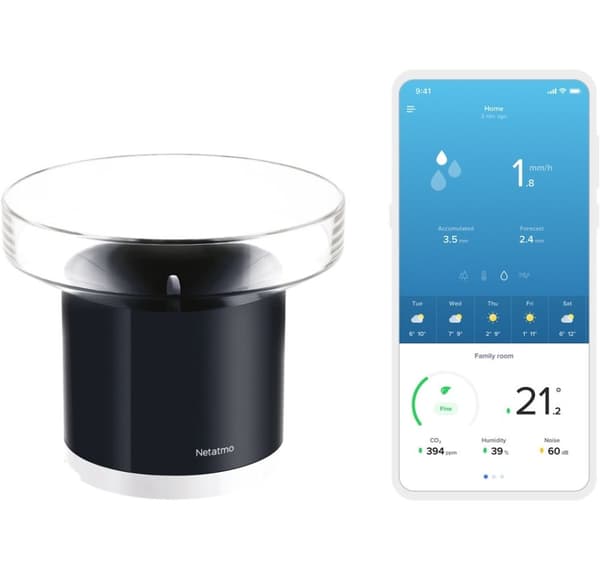 Netatmo sademittari