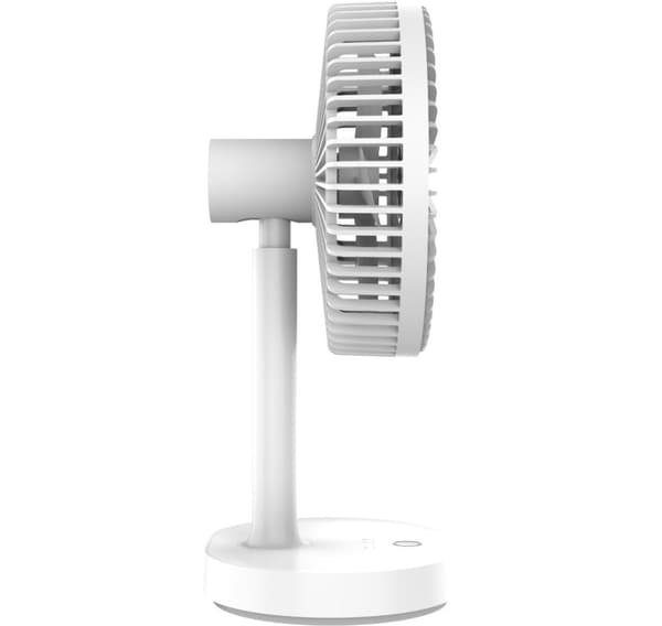 Platinet oppladbar vifte 3000mAh, hvit/grå (45242)