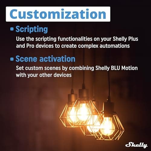 Shelly · Plug & Play · ""Blu Motion"" · Bevægelsessensor · Bluetooth · - Bluetooth - og spil (Shelly_B_Motion)