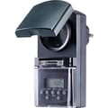Miniatyrbillede 1 af 4: Sygonix SY-5044422 digital socket timer ugeprogram 1800 W IP44 nedtællingsfunktion, tilfældig funktion