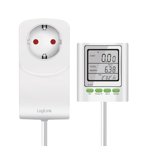 LogiLink ZUB Energi Cost Meter med CO2 beregnet. (EM0006)