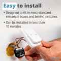 Miniatyrbild 6 av 6: Shelly Wave Shutter Relay Dual Roller Shutter Z-Wave Roller Shutter Control (Shelly_W_Shutter)
