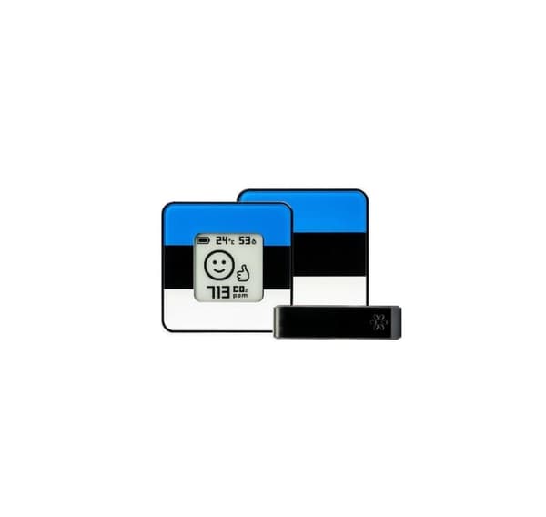 Smart home luftkvalitetssensor/sort/flee airv-flee, Airvalent