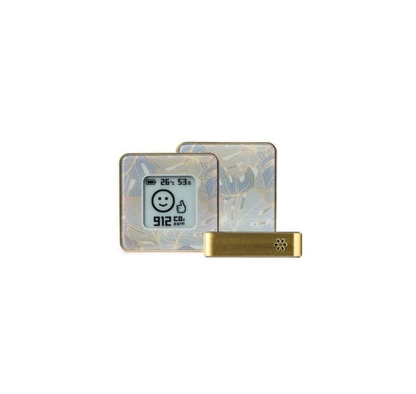 Smart home luftkvalitetssensor/guld, AIRVALENT