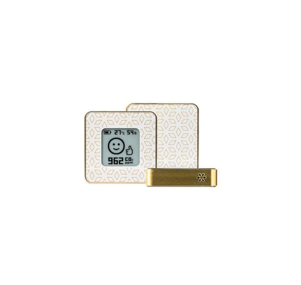 Smart home luftkvalitetssensor/guld/diam airv-diam Airvalent