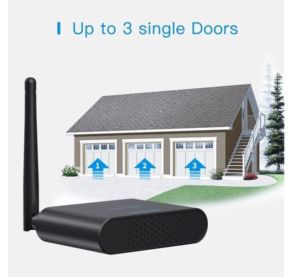 Smart Wi-Fi garasjeportåpner MSG200, MEROSS