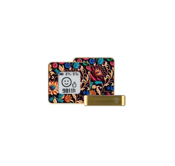 Smart home luftkvalitetssensor/guld/bloom, AIRVALENT