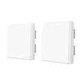 Miniatyrbillede 1 af 2: Smart Vægkontakt, Zigbee Trådløs Kontrol, Ingen Neutral Nødvendig, 2X ingen neutral 3 nøgle