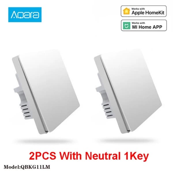 Smart Home-kit, Gateway-hubb, Zigbee-teknologi, 2 st med neutral 2K