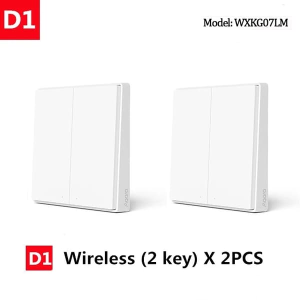 Smart Home Kits, Zigbee-forbindelse, Trådløse Sensorer, 2X Ingen neutral 3K