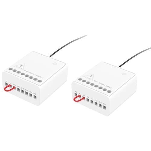 Smart Home Kits, Zigbee-forbindelse, Trådløse Sensorer, 2X Ingen neutral 3K