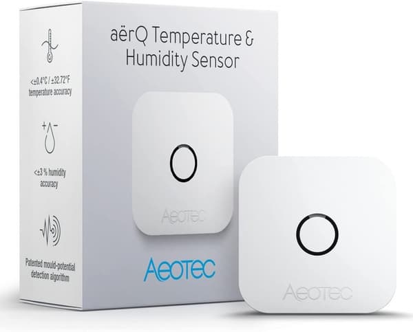 Aeotec aërQ lämpötila- ja kosteusanturi, Z-Wave Plus AEOTEC | aërQ | Lämpötila- ja kosteusanturi