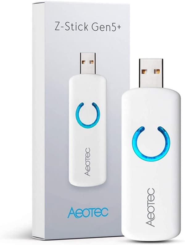 Aeotec Z-Stick - USB-adapter med batteri Gen5+, Z-Wave Plus AEOTEC | Gen5+ | Z-Stick - USB-adapter med batteri | Vit