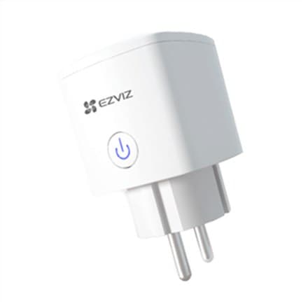 EZVIZ | CS-T30-10B-E | Smart stik med strømforbrugsmåler (EU-standard) | hvid
