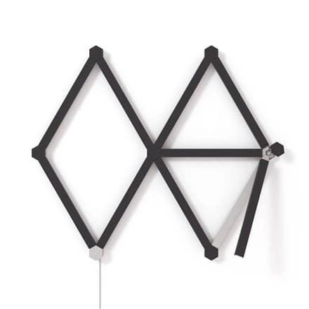 Nanoleaf Lines Skin Black Mat 9stk Nanoleaf | Lines Skin Black Mat 9stk | I