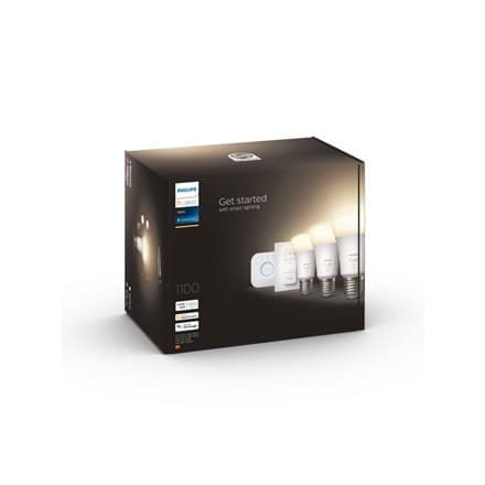 Philips Hue W Starter Kit 9,5W A60 E27 3st, Bridge, Switch Philips Hue | Hue W Starter Kit 9,5W A60 E27, 3st, Bridge, Switch |