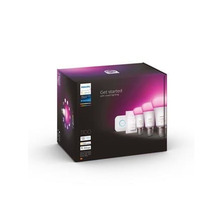 Philips Hue WCA Starter Kit 9W A60 E27 3kpl, silta, kytkin Philips Hue | Hue WCA Starter Kit 9W A60 E27, 3kpl, silta, kytkin |