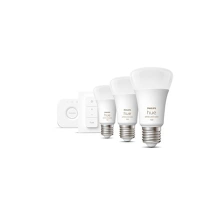 Philips Hue WCA Starter Kit 9W A60 E27 3kpl, silta, kytkin Philips Hue | Hue WCA Starter Kit 9W A60 E27, 3kpl, silta, kytkin |