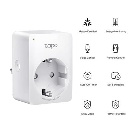 TP-LINK | Mini Smart Wi-Fi-stik med energiovervågning | Tapo P110M