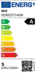 Miniatyrbild 2 av 11: Signify WiZ White 60W E27 A60 Standard Filament klar Tunable (929003714001)