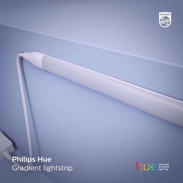Philips Hue Play Gradient Lightstrip 65 tum - TV - Svart - 20W - inkl. Strömförsörjning och kontroller