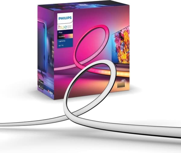 Philips Hue Play Gradient Lightstrip 65 tum - TV - Svart - 20W - inkl. Strömförsörjning och kontroller