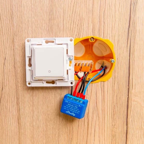 Shelly Plus 1 Mini Gen. 3 Trådlös anslutning WiFi, Bluetooth