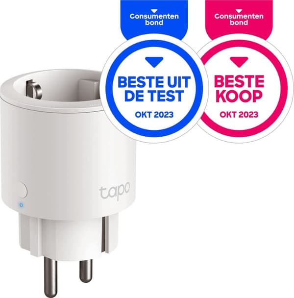 TP-Link Tapo P115 - Mini Slim Plug - Smart Plug - Wifi-uttag - Energiövervakning - 4 st