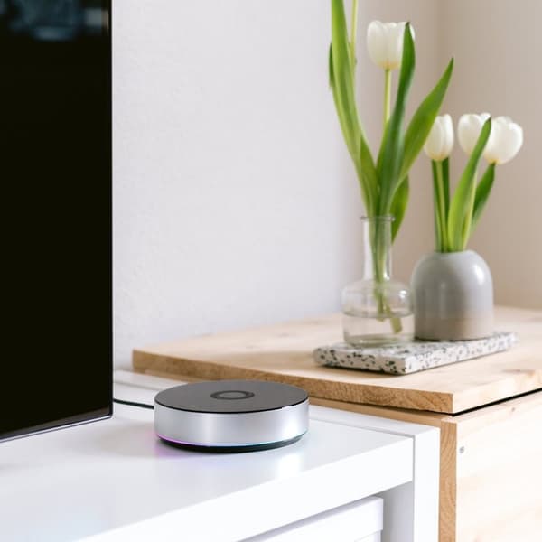 Athom Homey bridge - Android - iOS - Amazon Alexa & Google Assistant - Trådløs - Sort - Sølv -