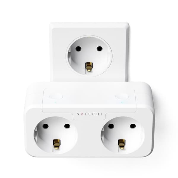 Satechi Homekit Dobbelt Smart Socket