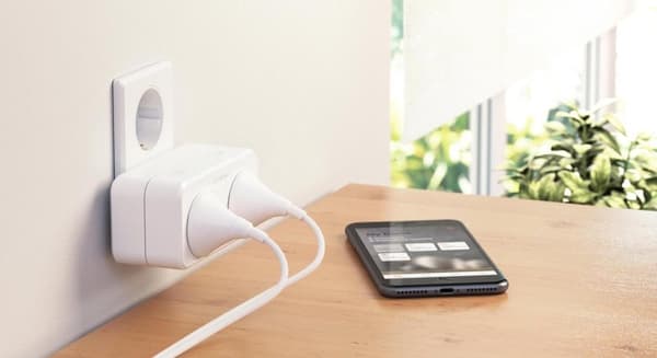 Satechi Homekit Dobbelt Smart Socket