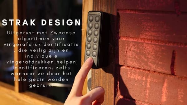 SwitchBot Keypad Touch - Tastatur med fingeraftryksscanning
