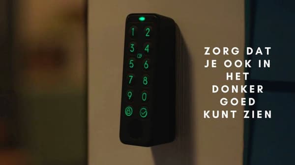 SwitchBot Keypad Touch - Tastatur med fingeraftryksscanning
