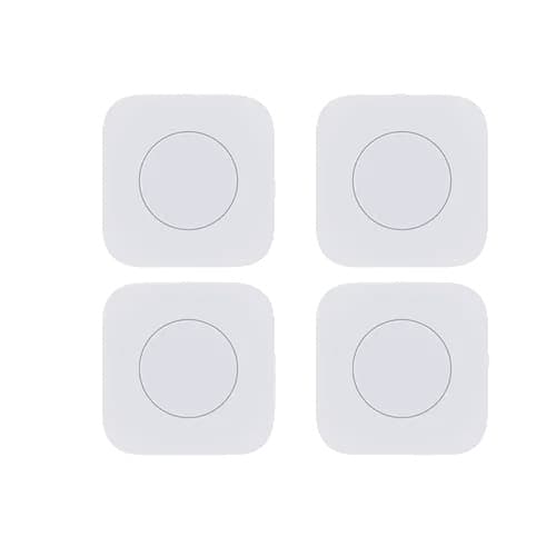 Smart Trådløs Mini Switch, Zigbee Forbindelse, Fjernbetjening, 4 stk Aqara nøgle